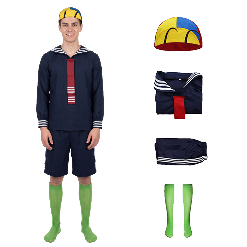 Dress Sock Men - El chavo delcho quico kiko cosplay