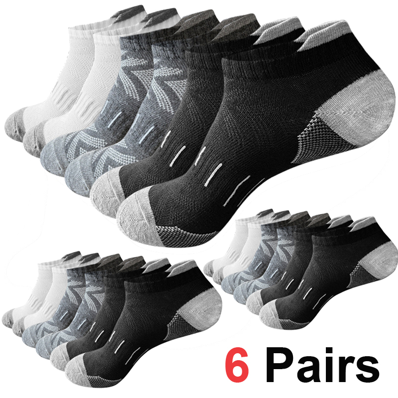 Ankle Sock Low Cut - 6 Pares de Meias Masculinas com
