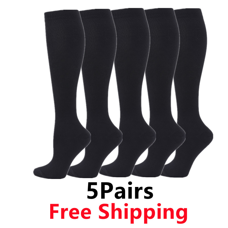5 par/pacote meias de compress - Compression Sock Medical avaliação e preço
