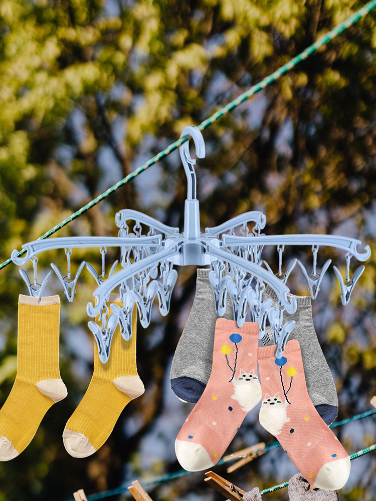 Varal Dobrável com 24 Clipes,  - Sock Organizer Tray avaliação e preço