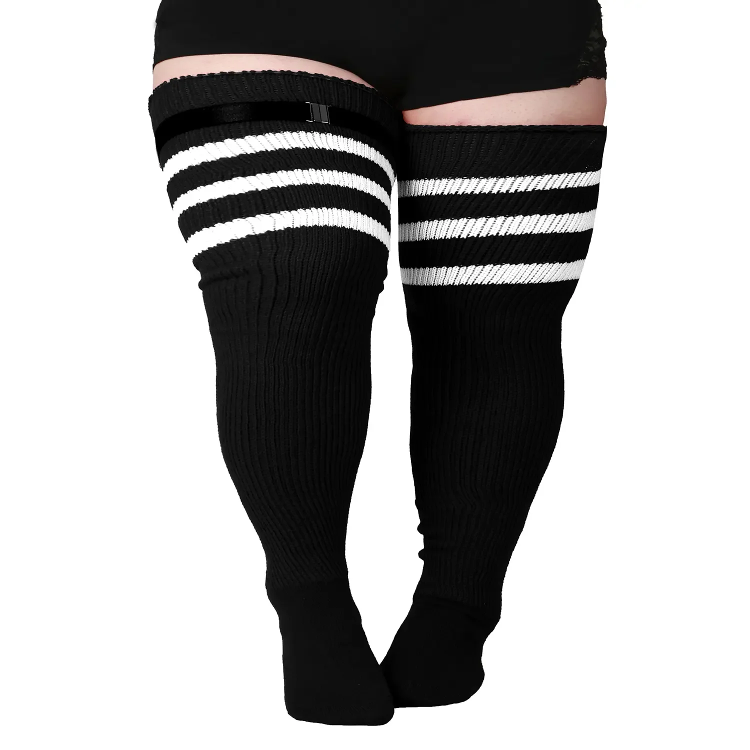Meias Altas Plus Size Shinyyep - Knee High Sock Women avaliação e preço